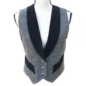 BANJO Dallas Texas Vest Equestrian-Style Black